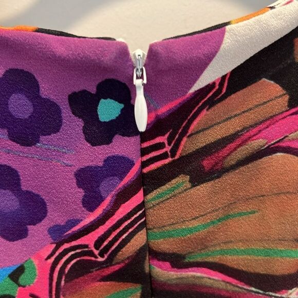 Desigual by Christian Lacroix Multicolored Butterfly Print and Tropical Flowers. - Picture 8 of 12